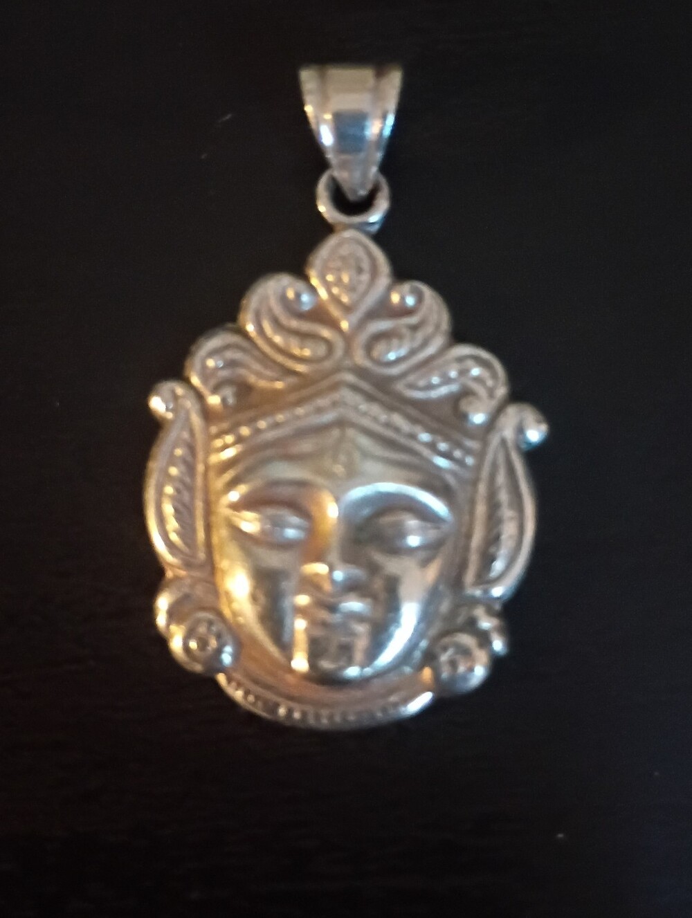 Sterling Silver Hindu Pendant